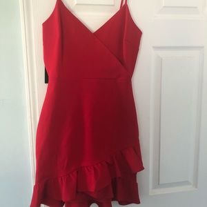 Red lulus cocktail dress